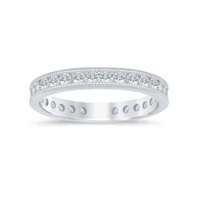 3.0ctw Round Diamond Channel Set Eternity Band