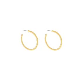 Audrey Glow Hoop Earring Gold Plating