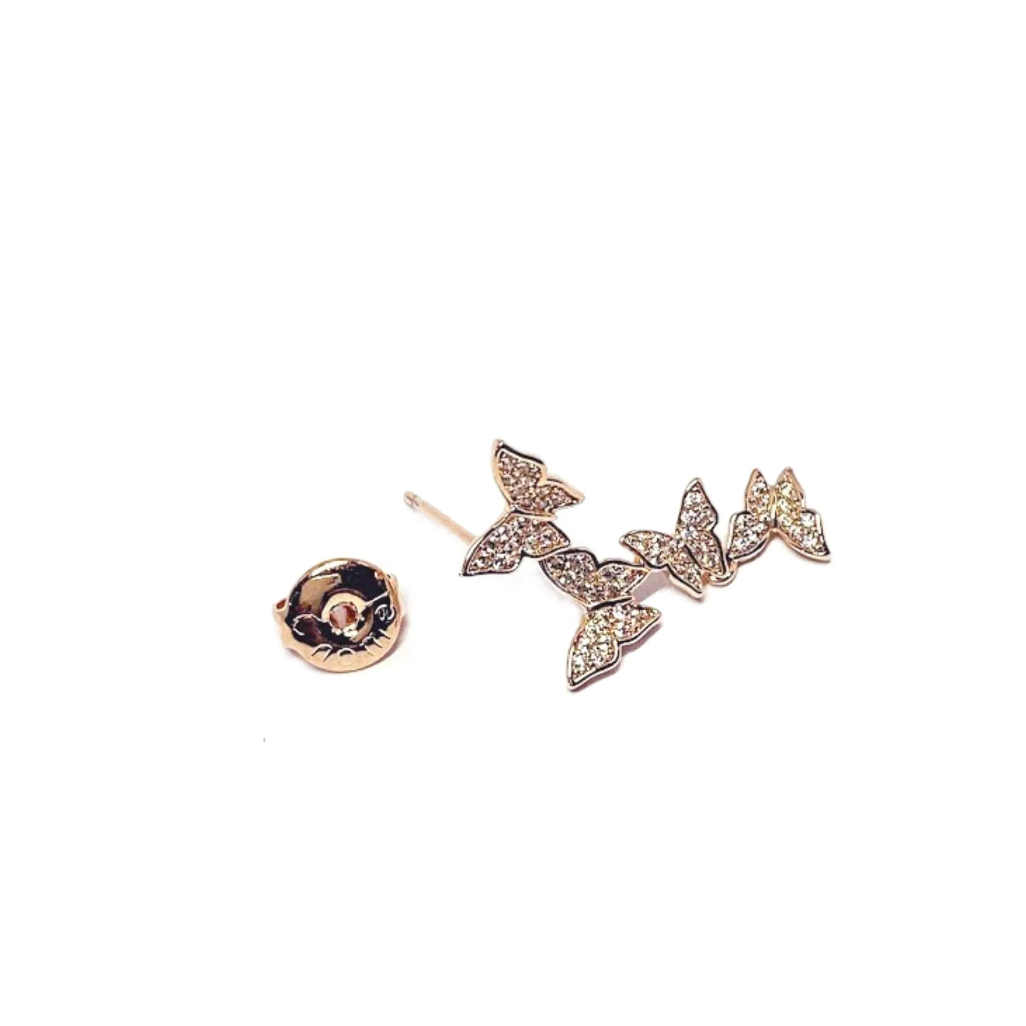 Butterfly Cubic Zirconia Earrings