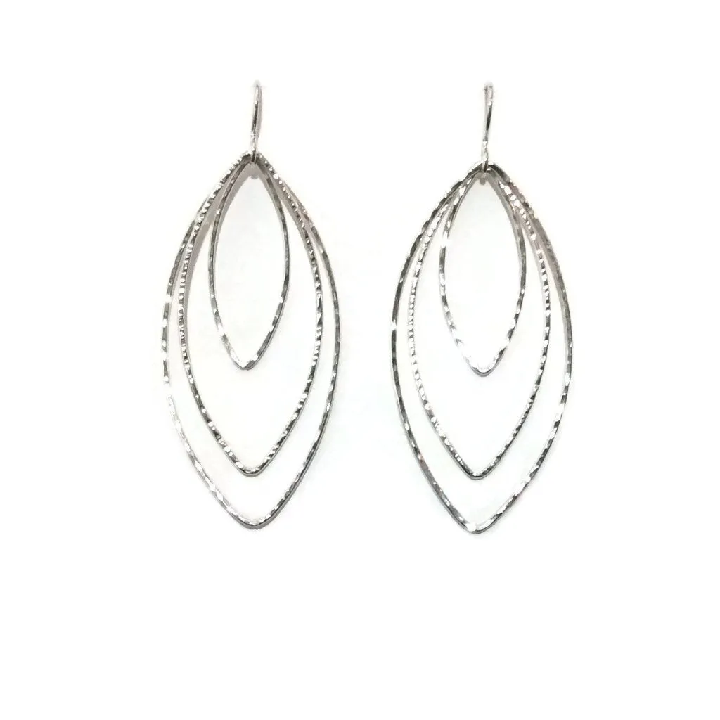 Classics - Triple Marquis Flip Earrings