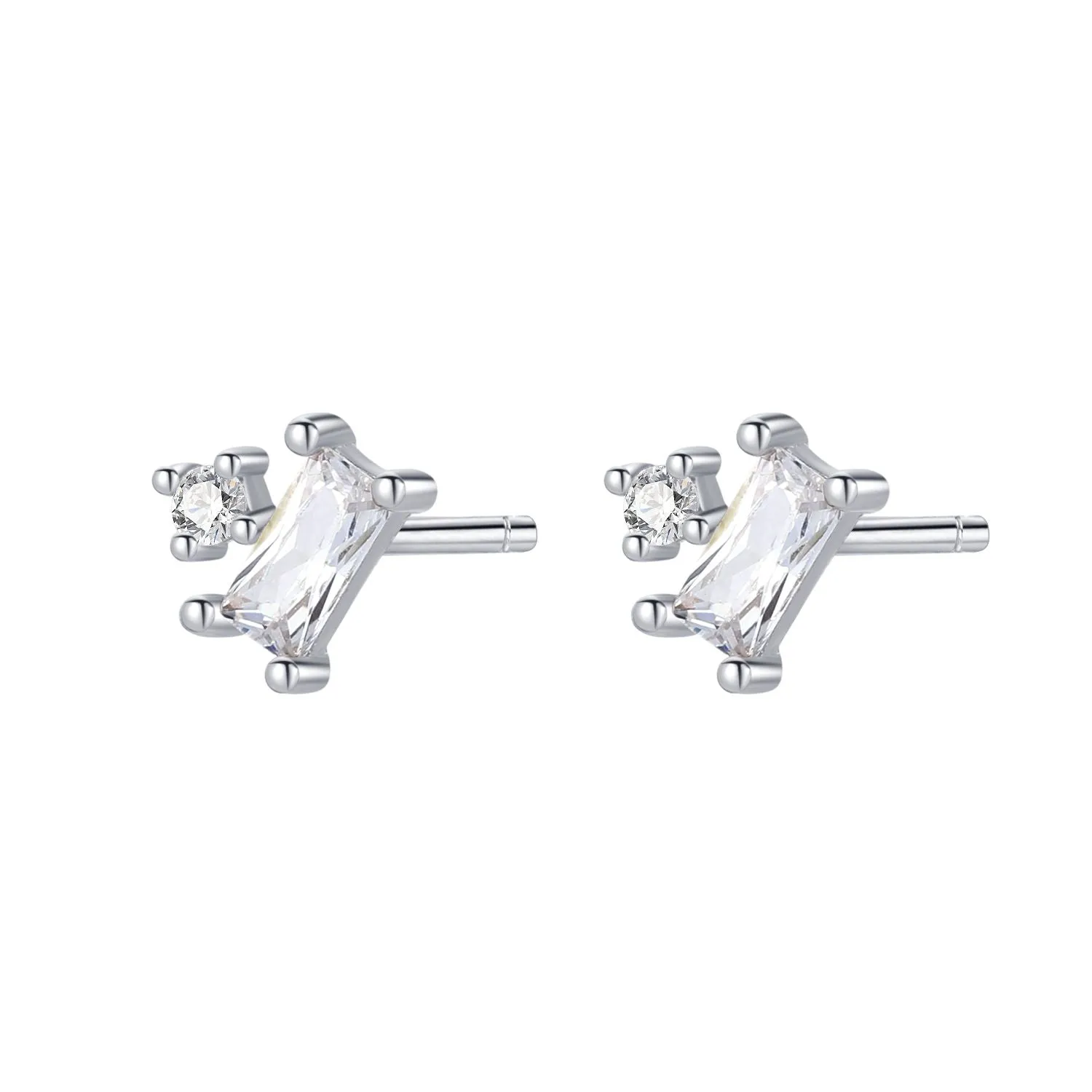 Companion Stud Earrings Sterling Silver