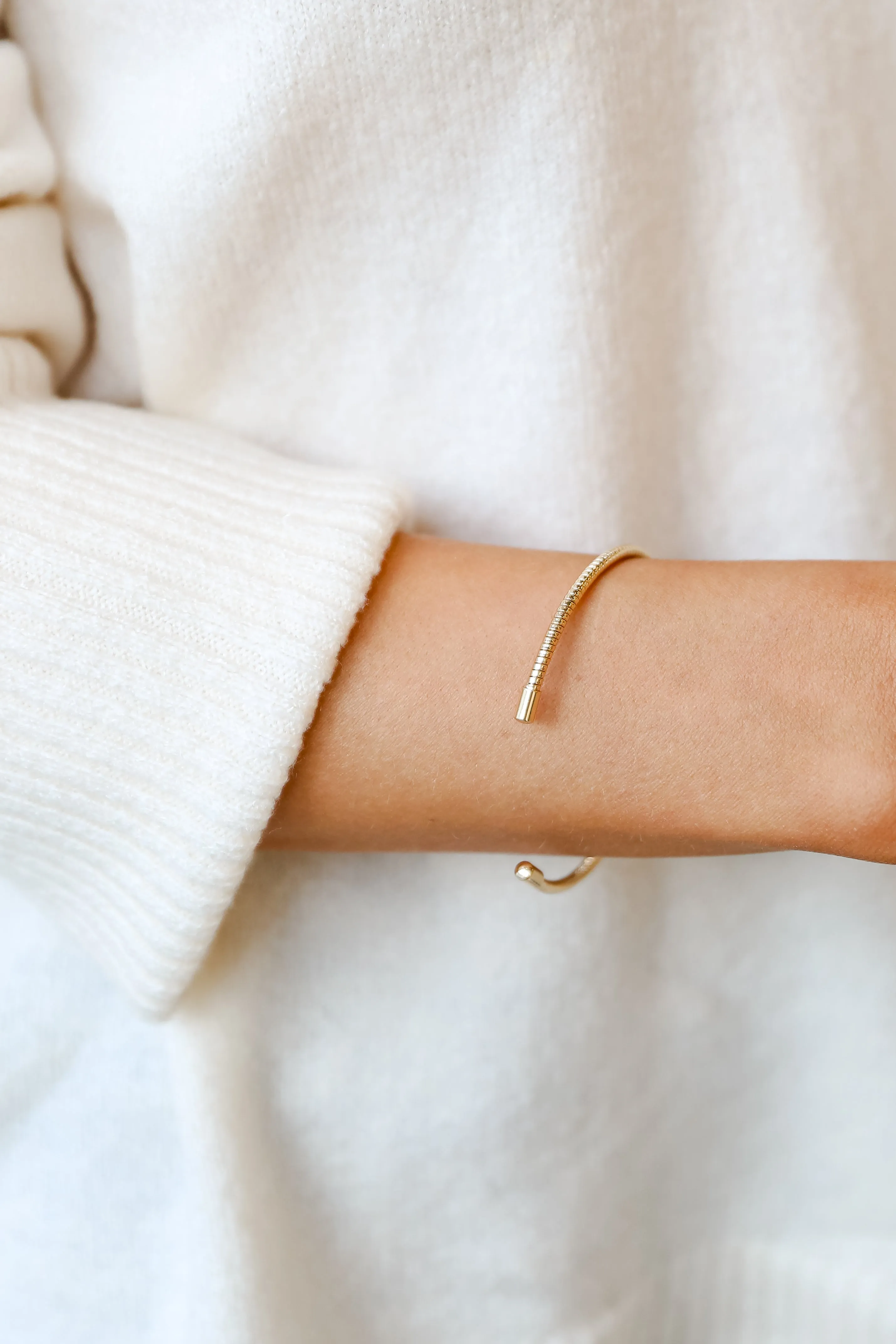 Cora Gold Cuff Bracelet