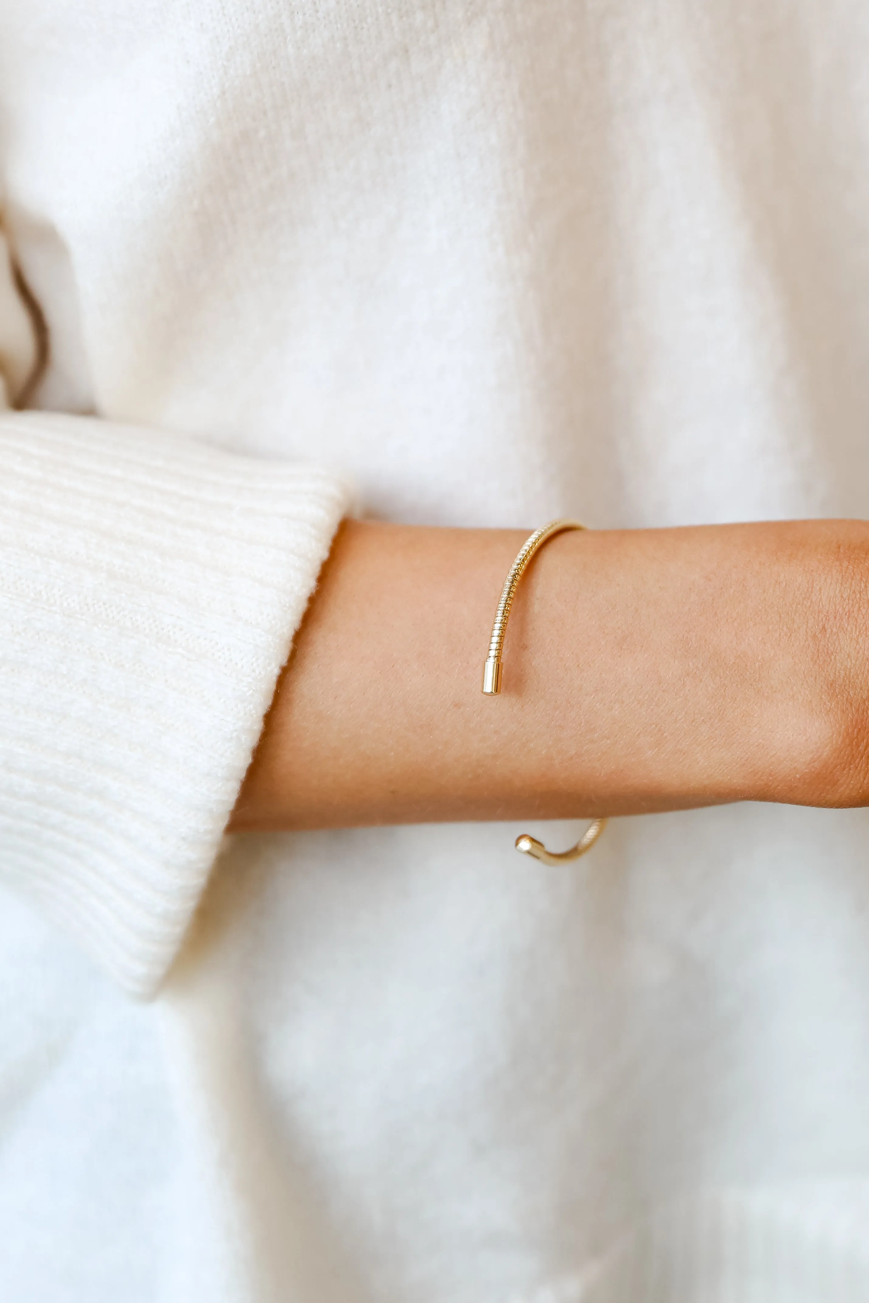 Cora Gold Cuff Bracelet