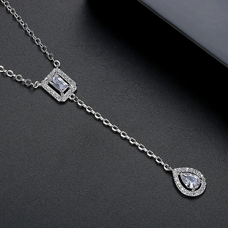 Cubic Zirconia Chain Necklace