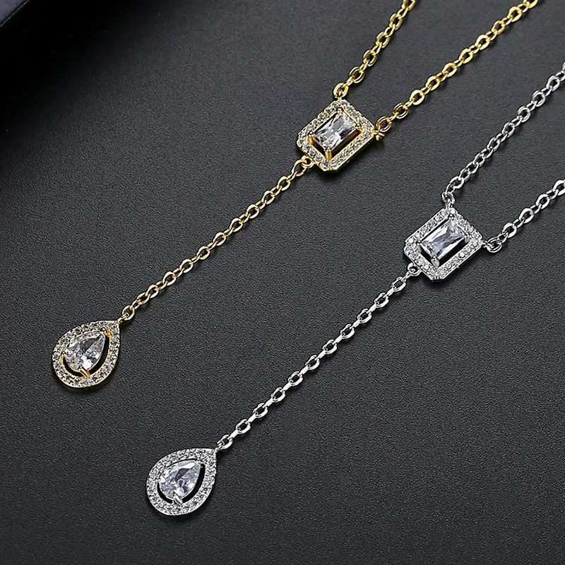 Cubic Zirconia Chain Necklace