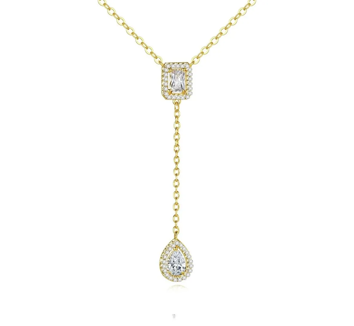 Cubic Zirconia Chain Necklace