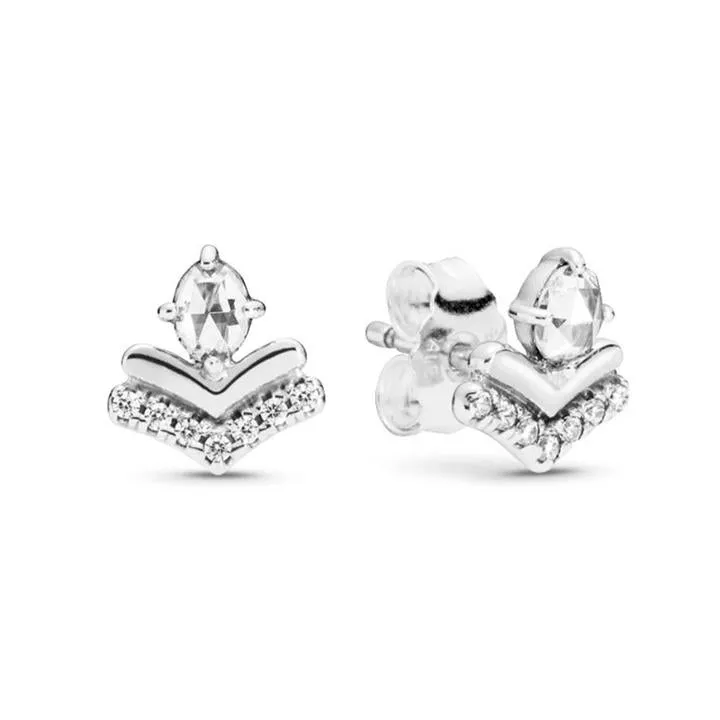 CZ Classic Stud Earrings