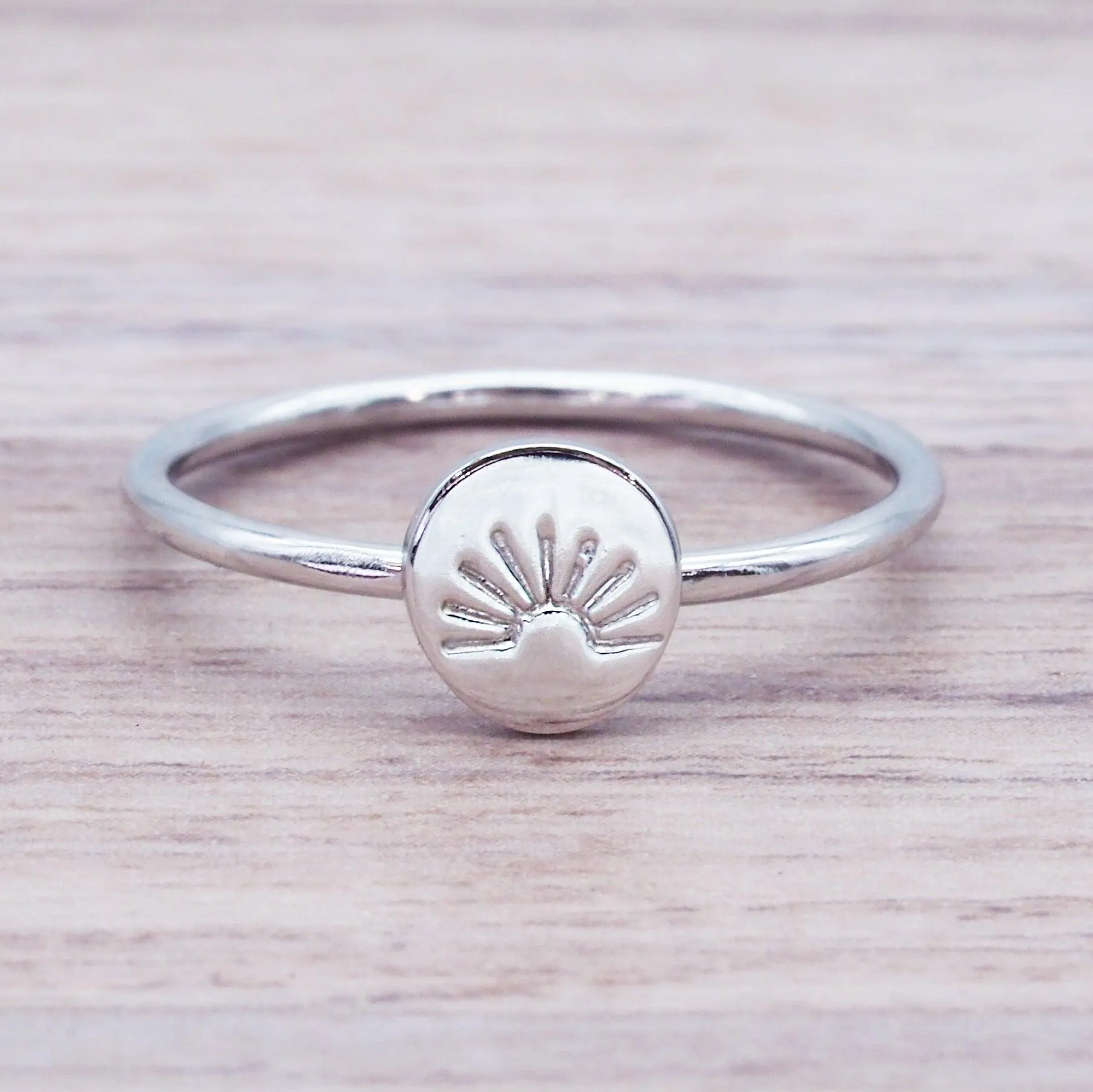 Dainty Rising Sun Ring