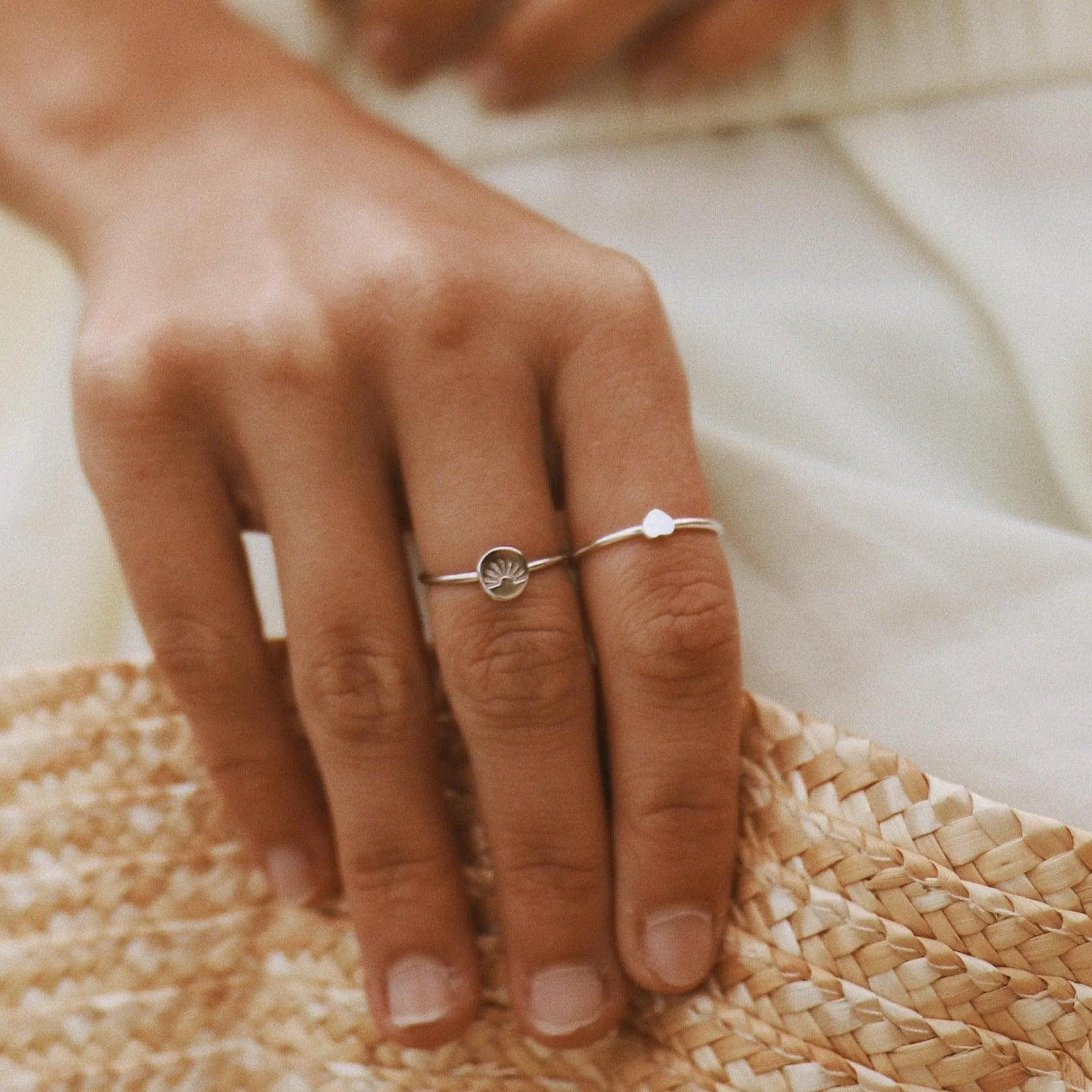 Dainty Rising Sun Ring