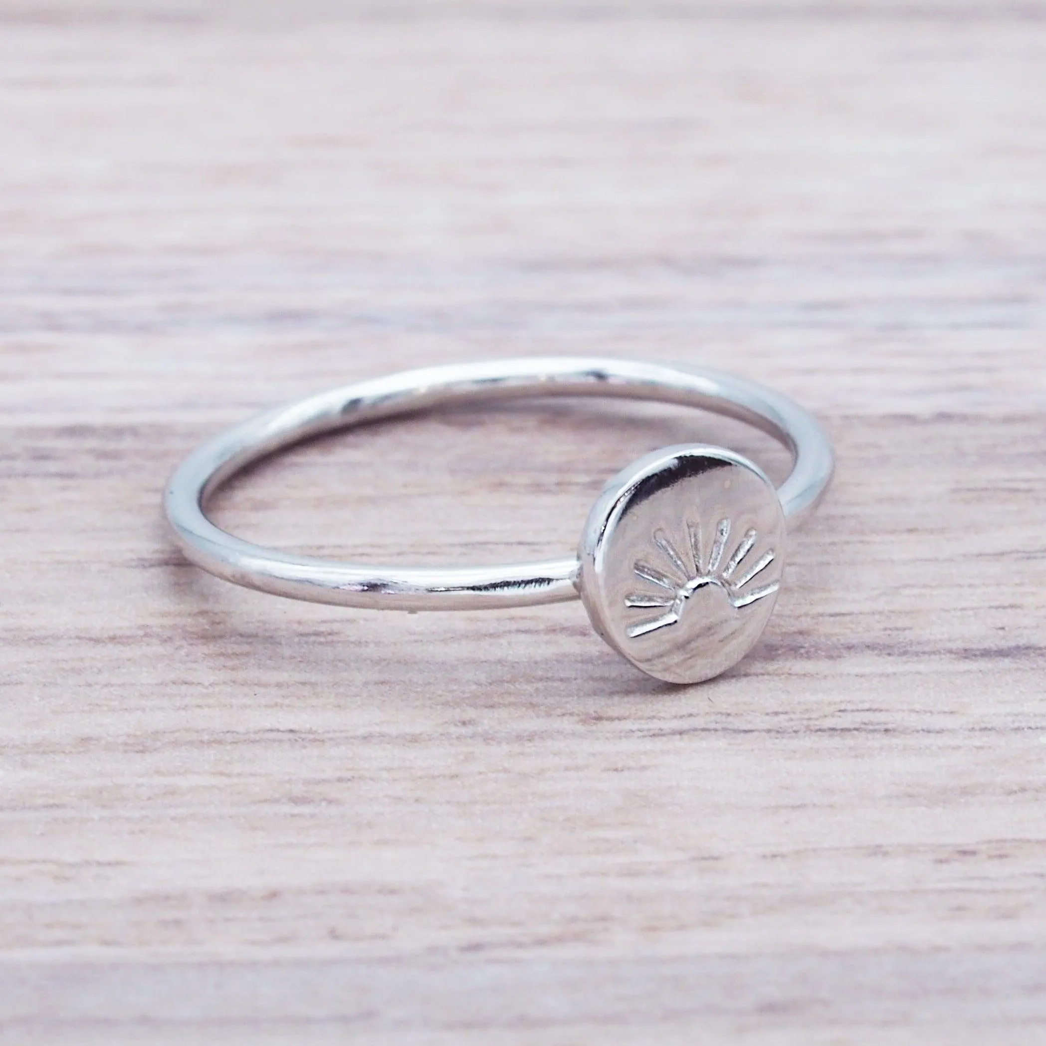 Dainty Rising Sun Ring