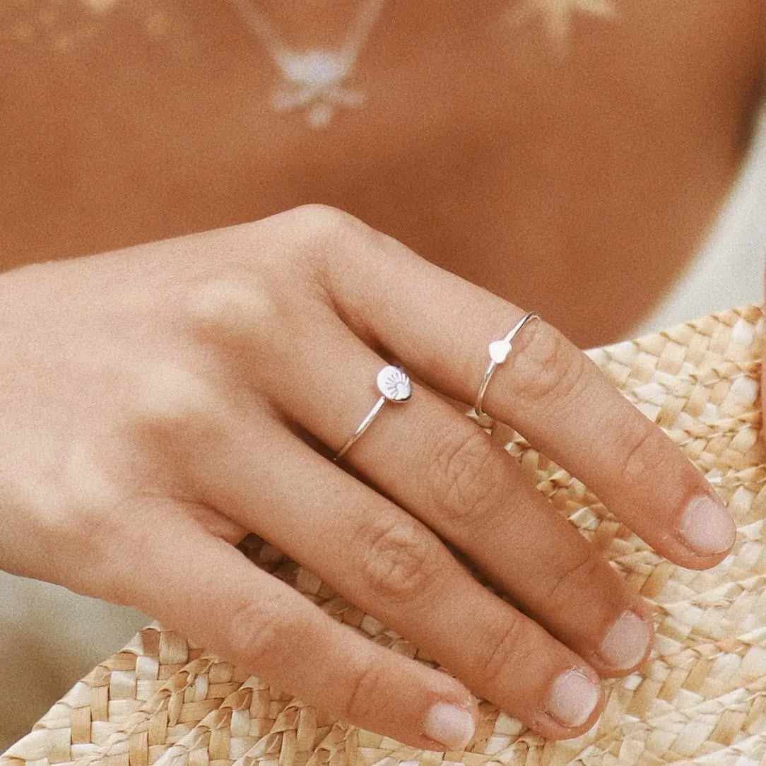 Dainty Rising Sun Ring