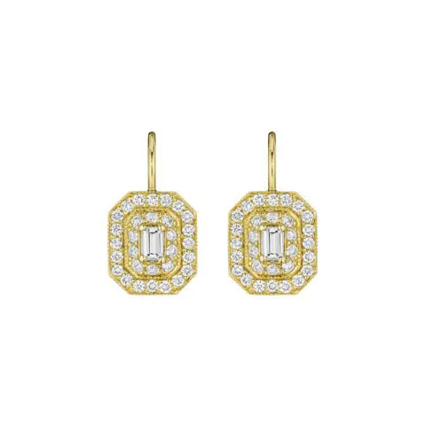 Diamond Classic Deco Earrings