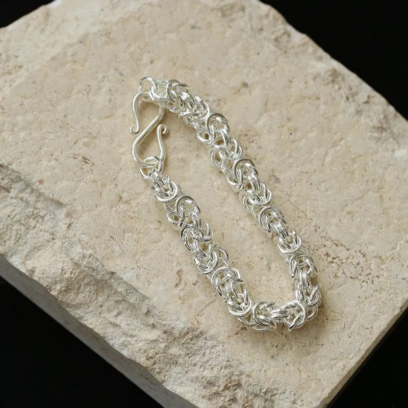 Fashionable Handcrafted Artisan Chunky Chain Bracelet