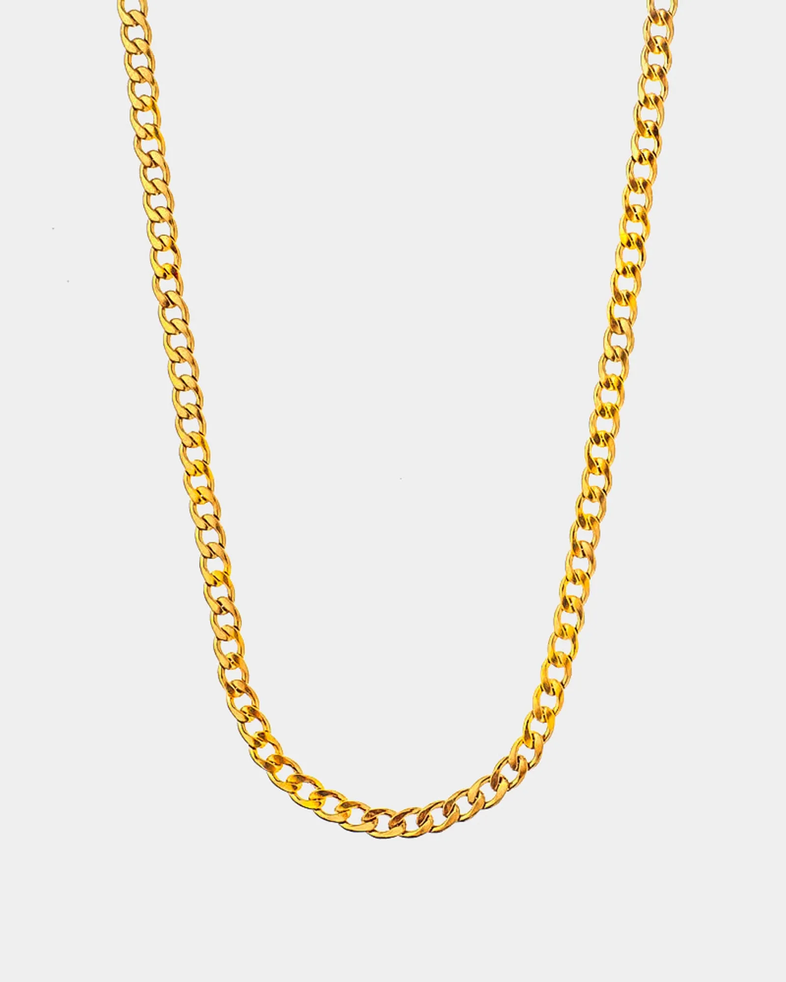 Flat Cuban Chain Necklace 5mm