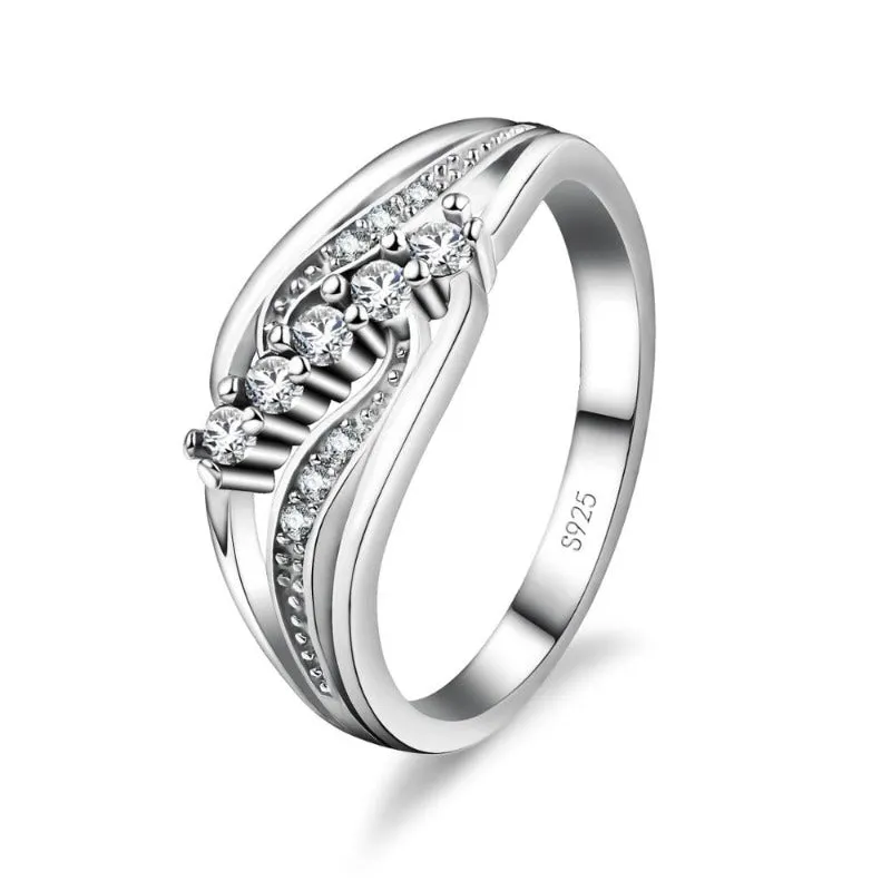 Genuine Promise Rings Silver For Women Jewelry