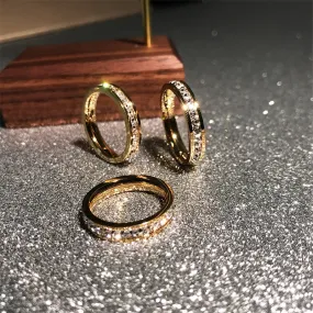 Gold Color Woman Gift Ring