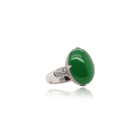 Grade A Burmese Jade Ring