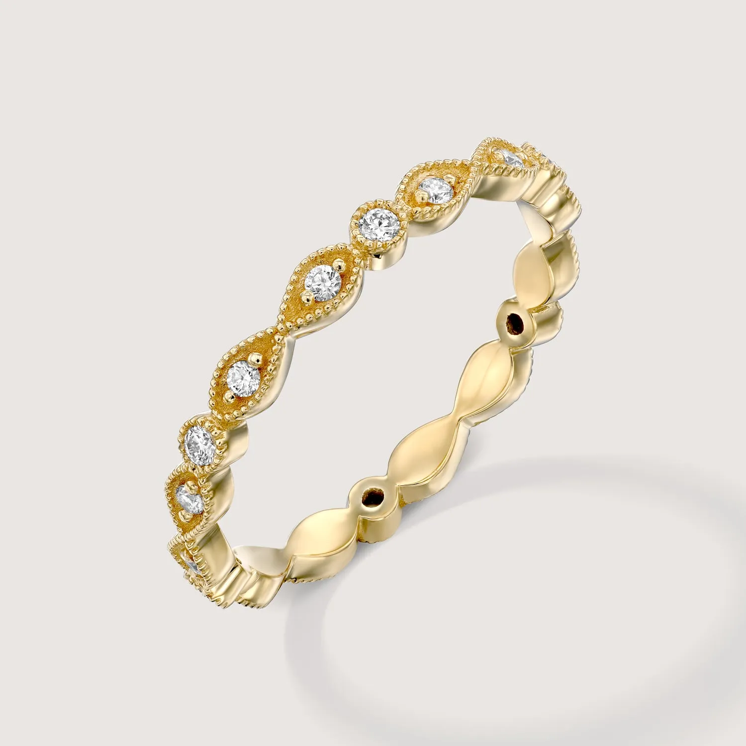 Isabelle Gold Ring Diamonds