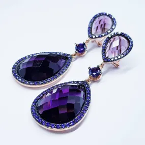 Large drop Earrings,