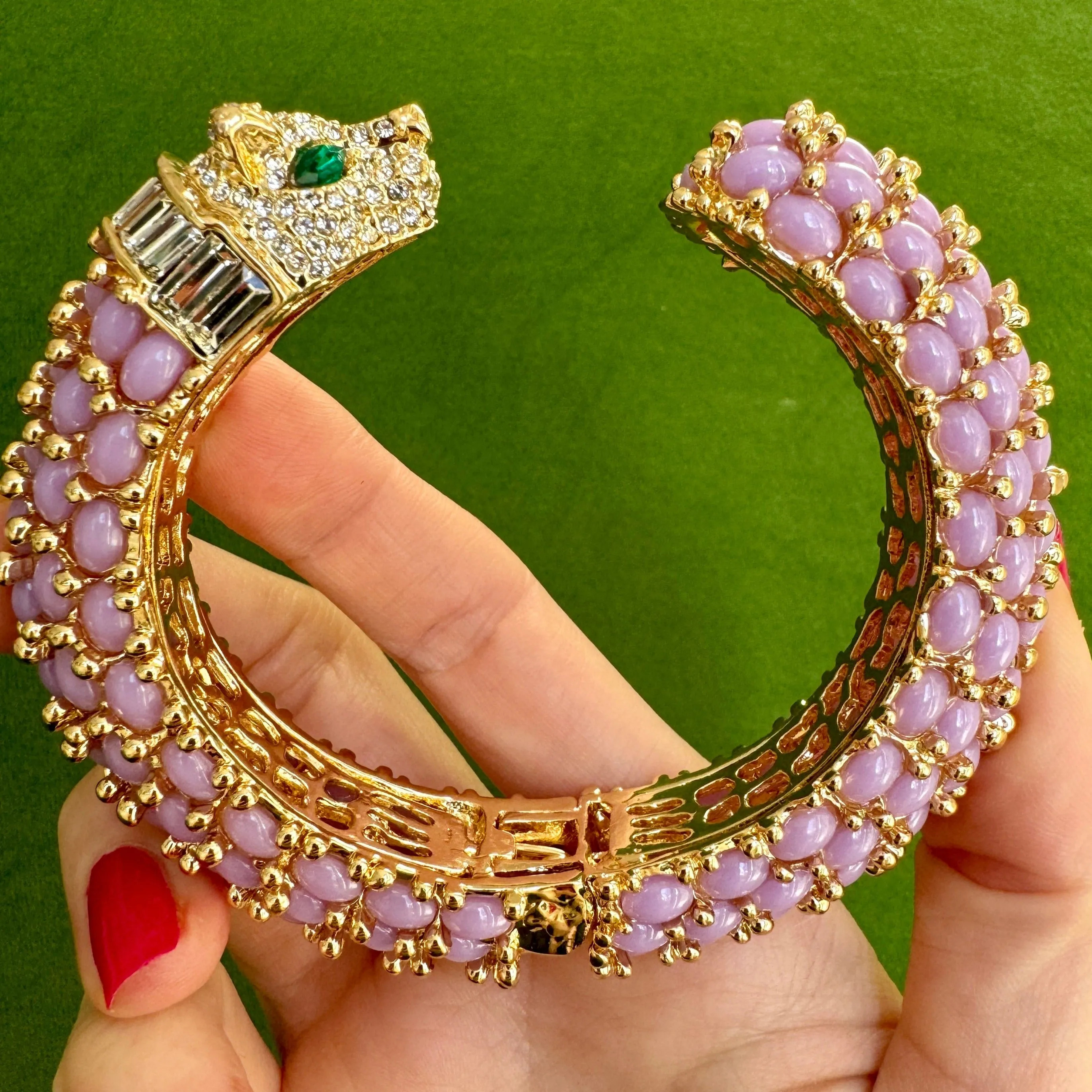 Lavender Panther Bracelet