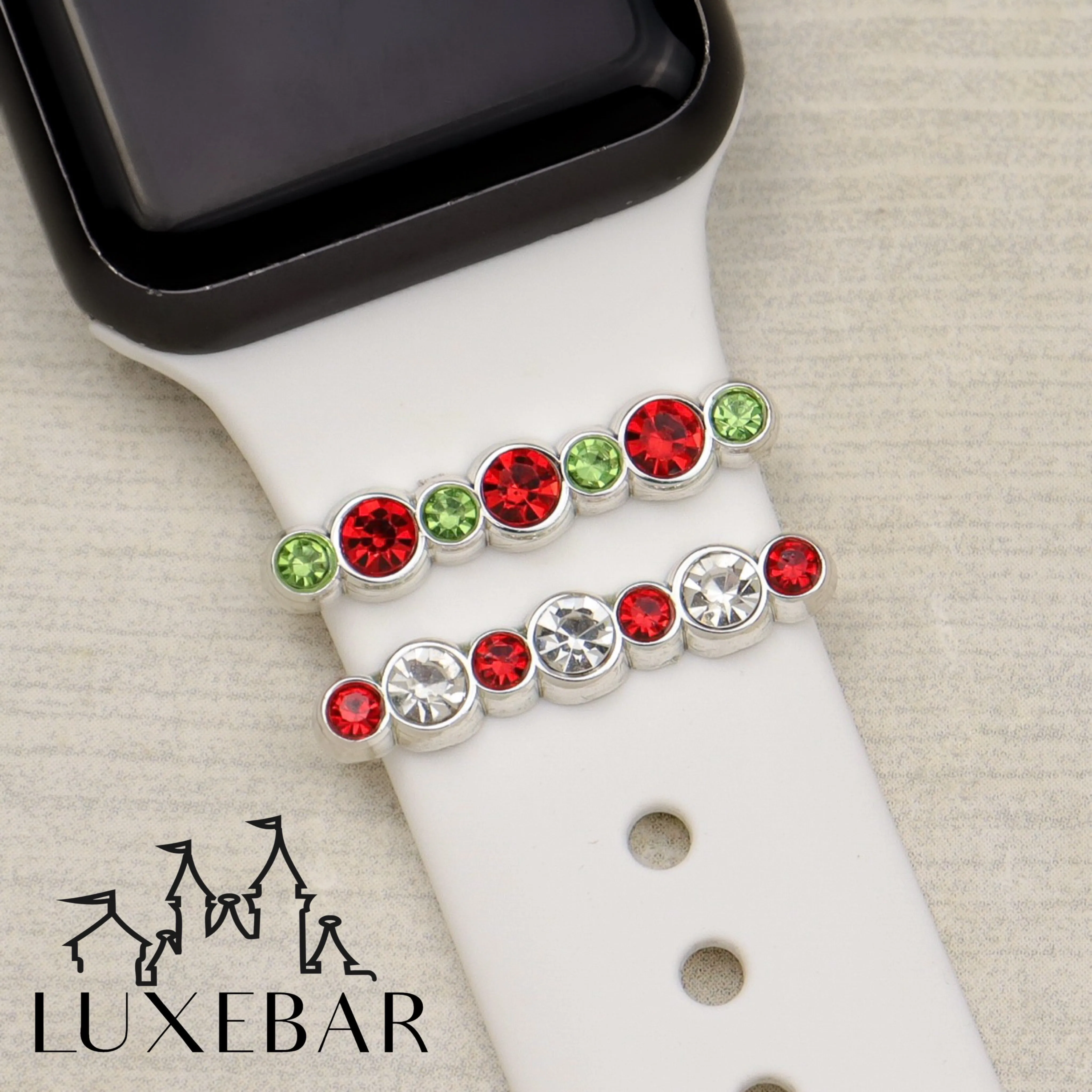 LuxeBar Sparkle ~ Christmas Collection ~ Festive Dot Stacking Bar (alternating)