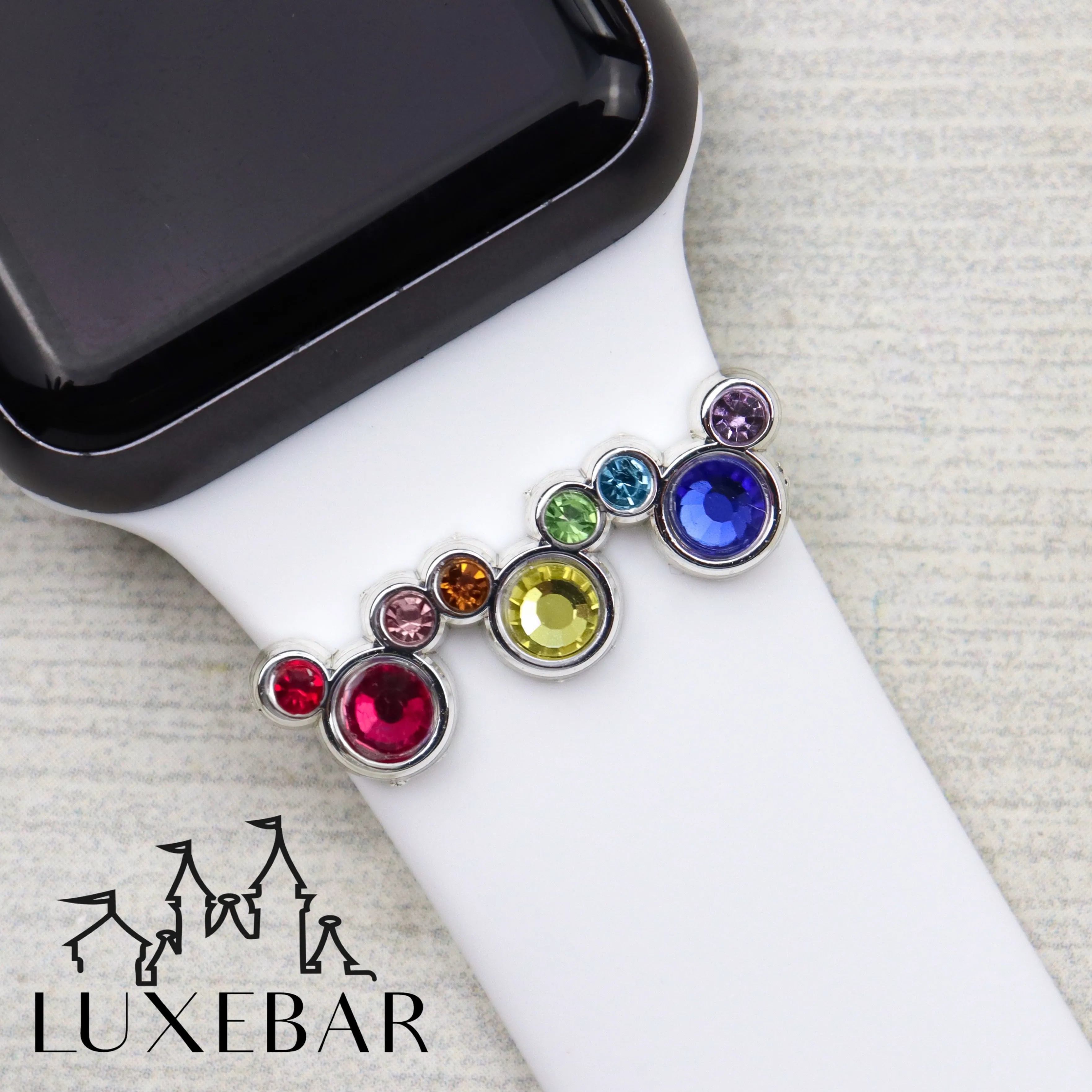 LuxeBar Sparkle ~ Mr. Mouse Triple Stacking Bar (more colors available)