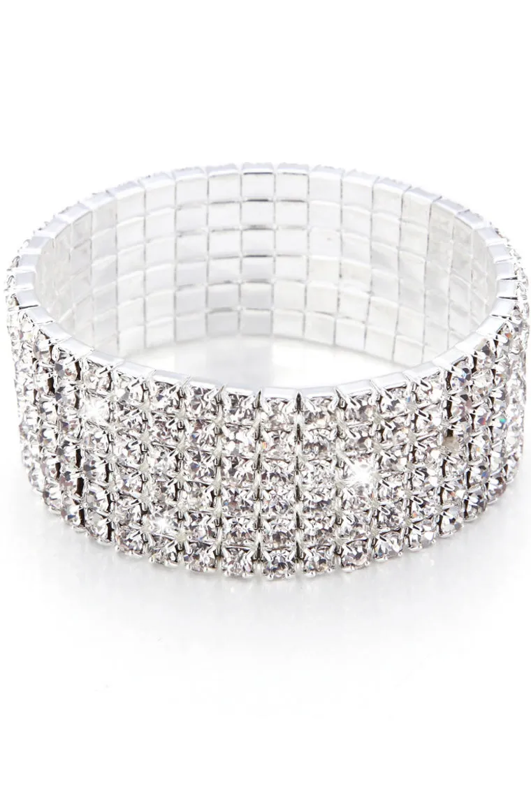 Luxurious Alloy/Crystal Ladies' Bracelets