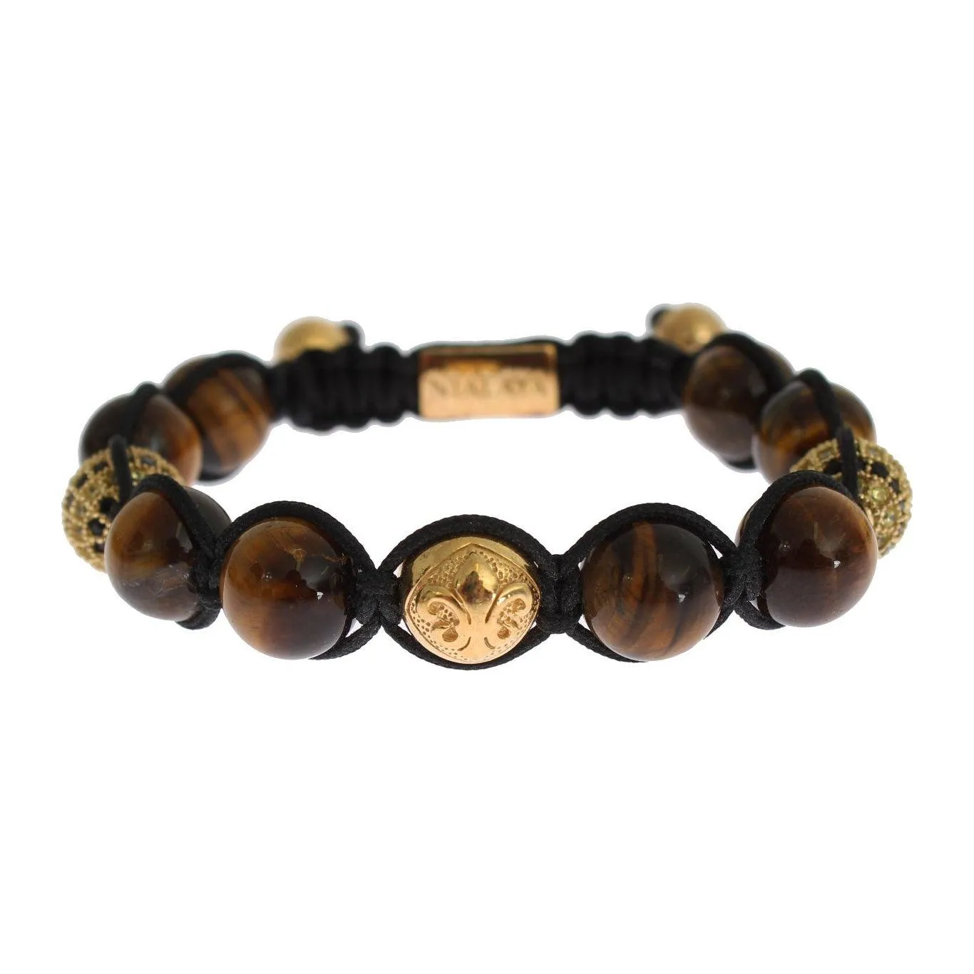 Nialaya Chic Multicolor CZ & Tigers Eye Bracelet