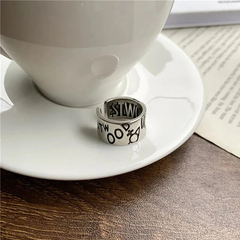 Non-fading Vintage New Fashion Creative Geometric Party Jewelry Gifts Ring