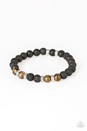 Paparazzi Bracelet ~ Peace and Quiet - Black