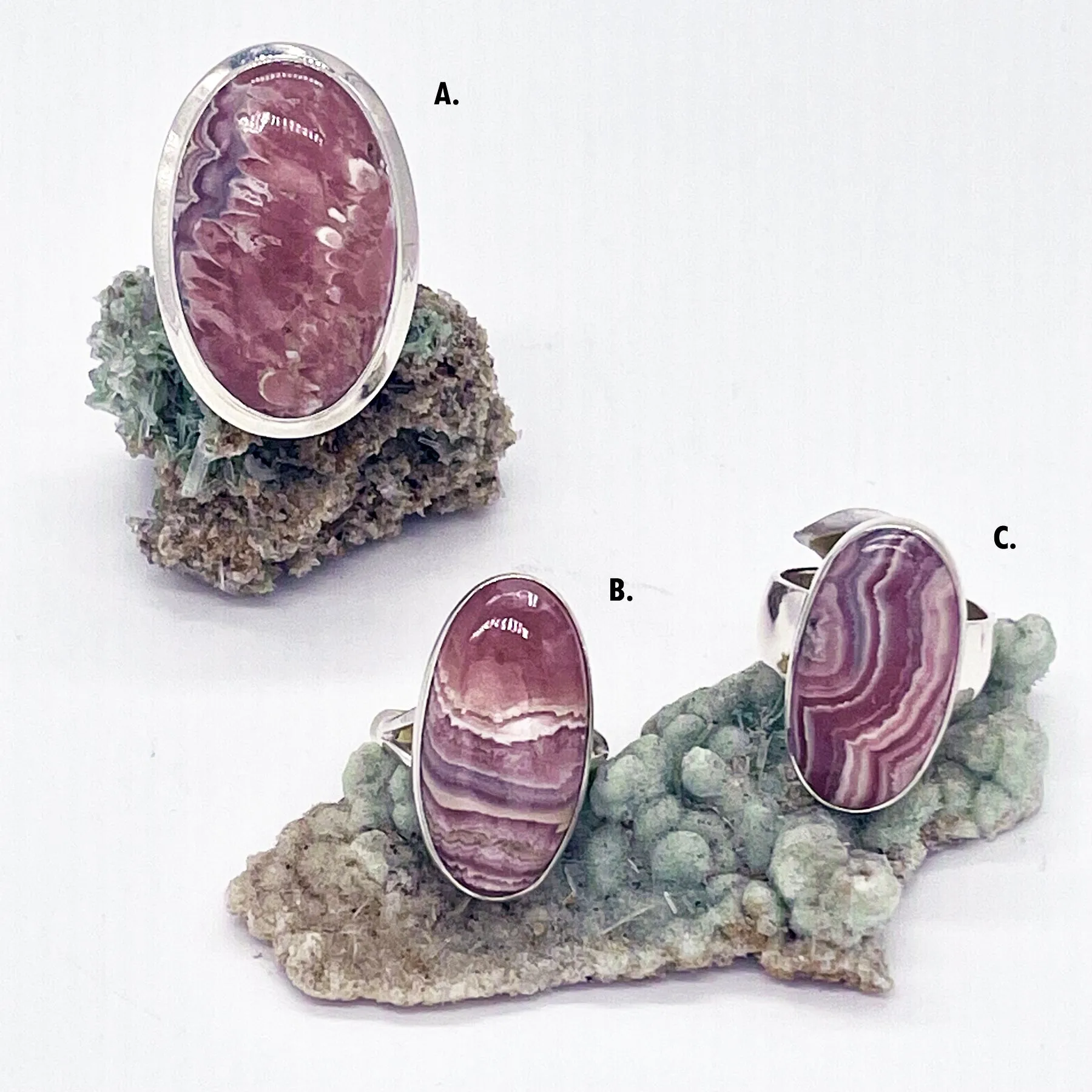 RHODOCHROSITE  RINGS