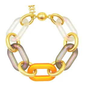 Shimmer Bracelet - Orange Multi