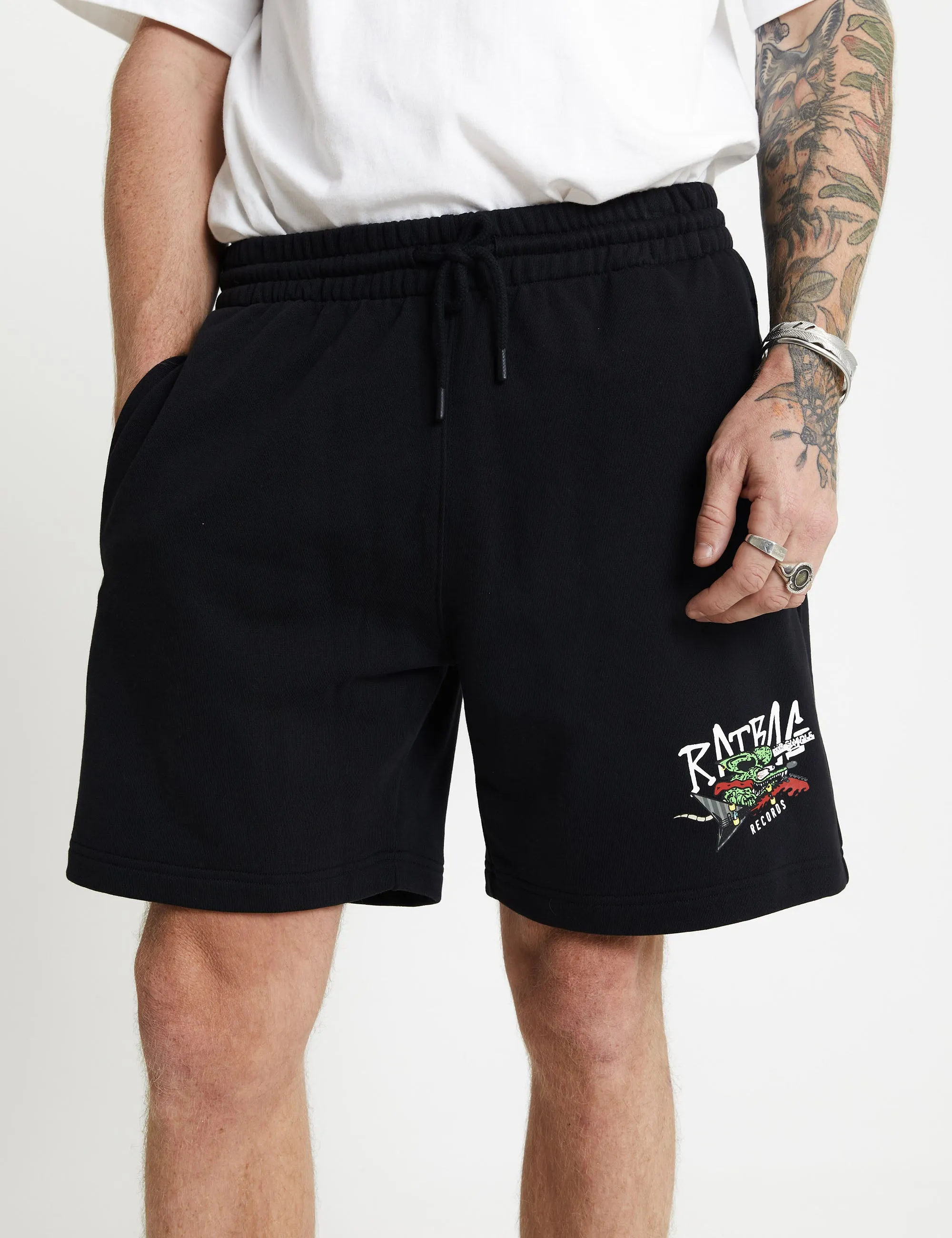 Shred Rat Trackshort - Black