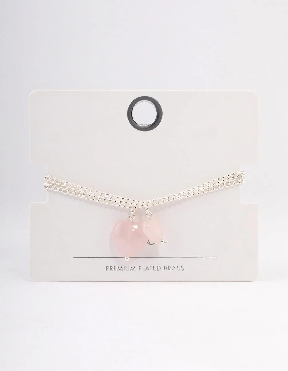 Silver Plated Rose Quartz Bracelet Pack