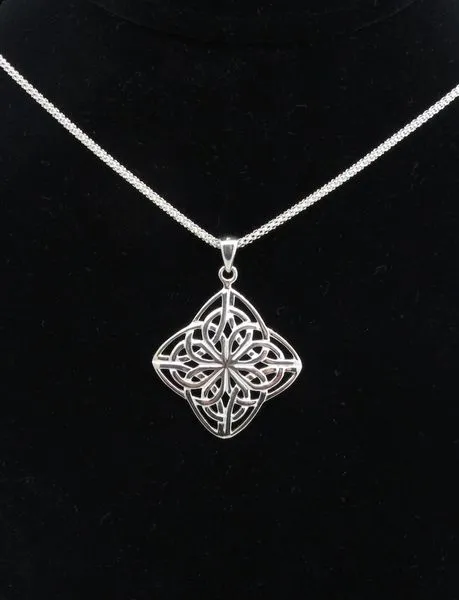 Square Celtic Knot Pendant