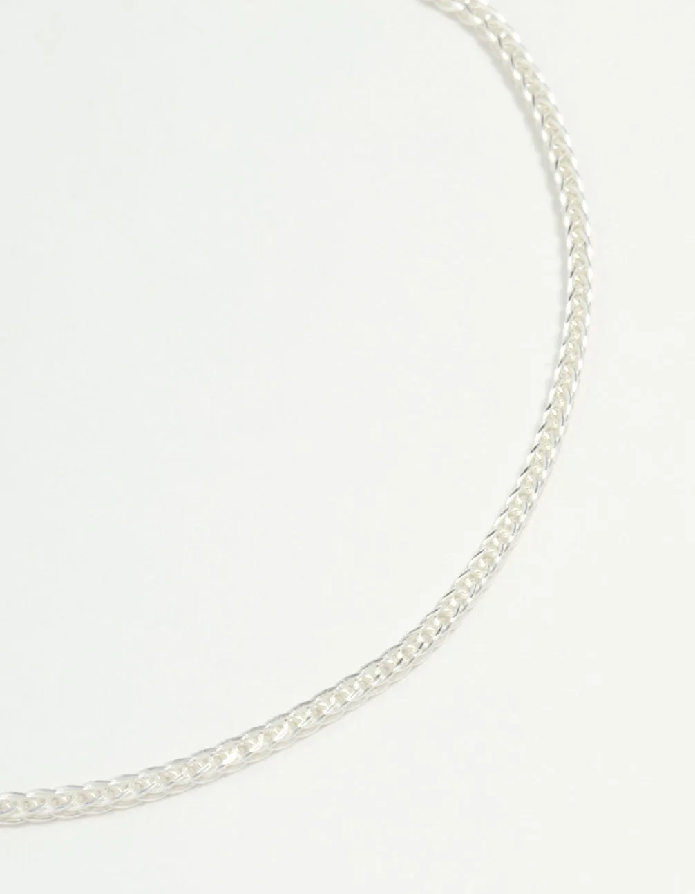 Sterling Silver Box Chain Bracelet