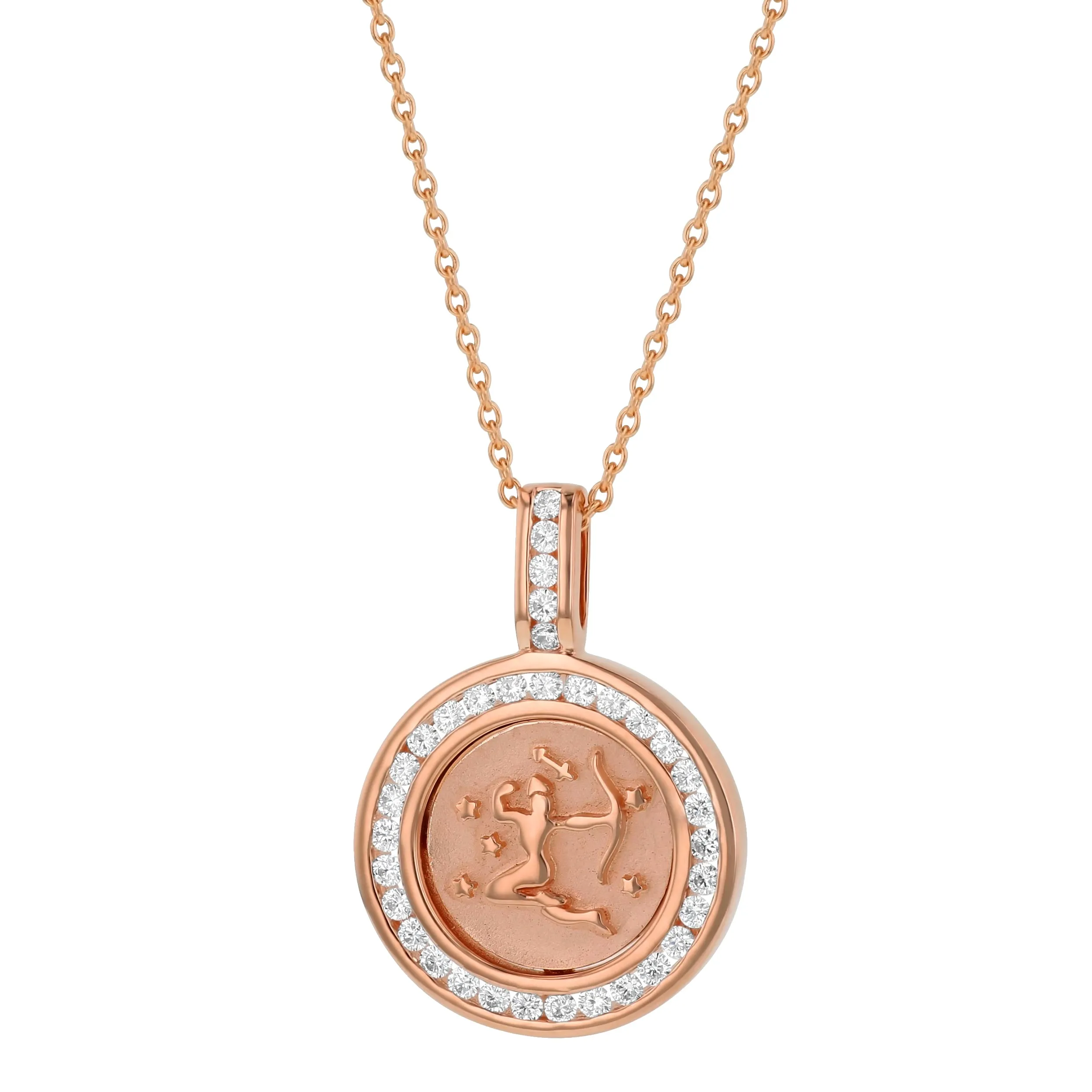 The Zodiac Diamond Pendant Necklaces