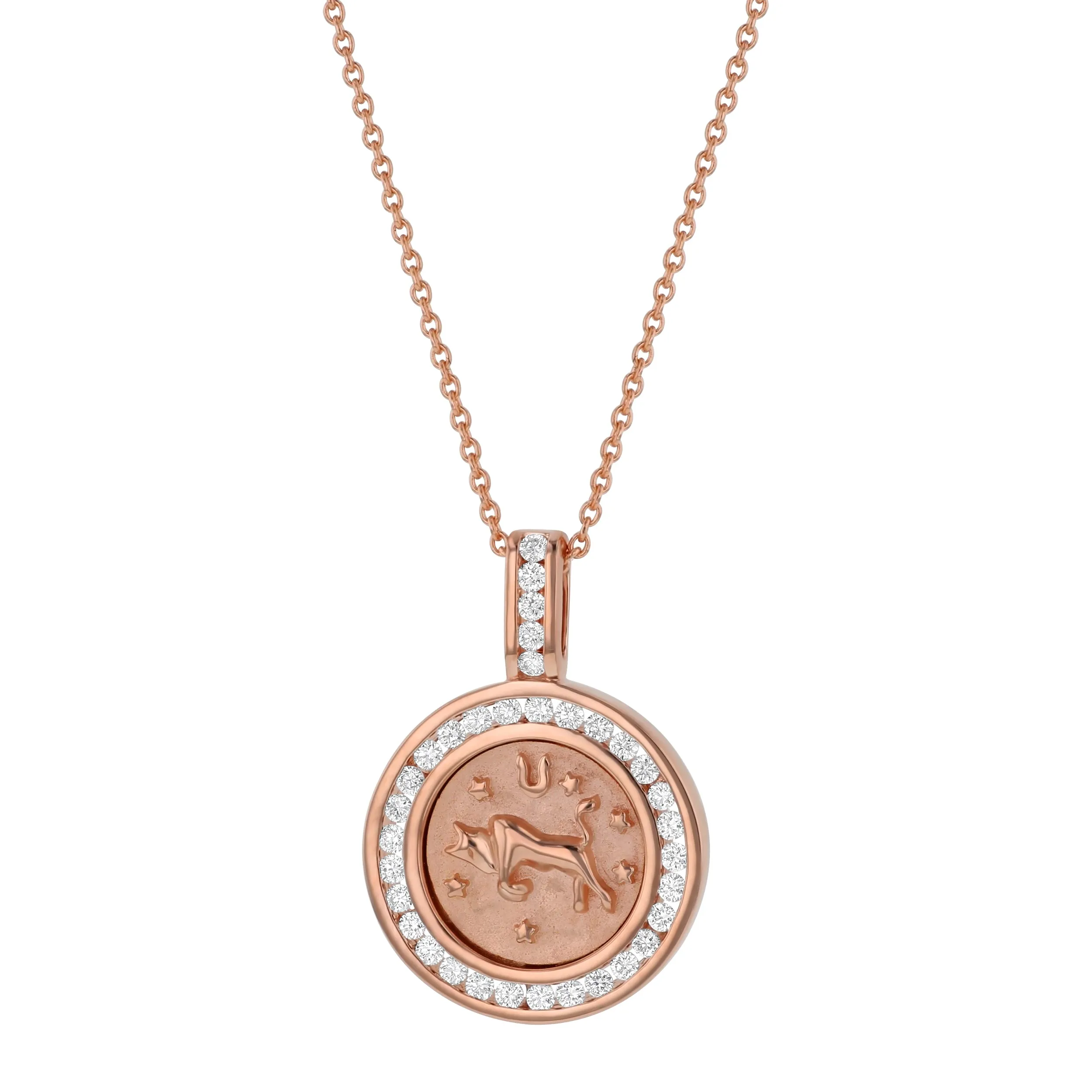 The Zodiac Diamond Pendant Necklaces