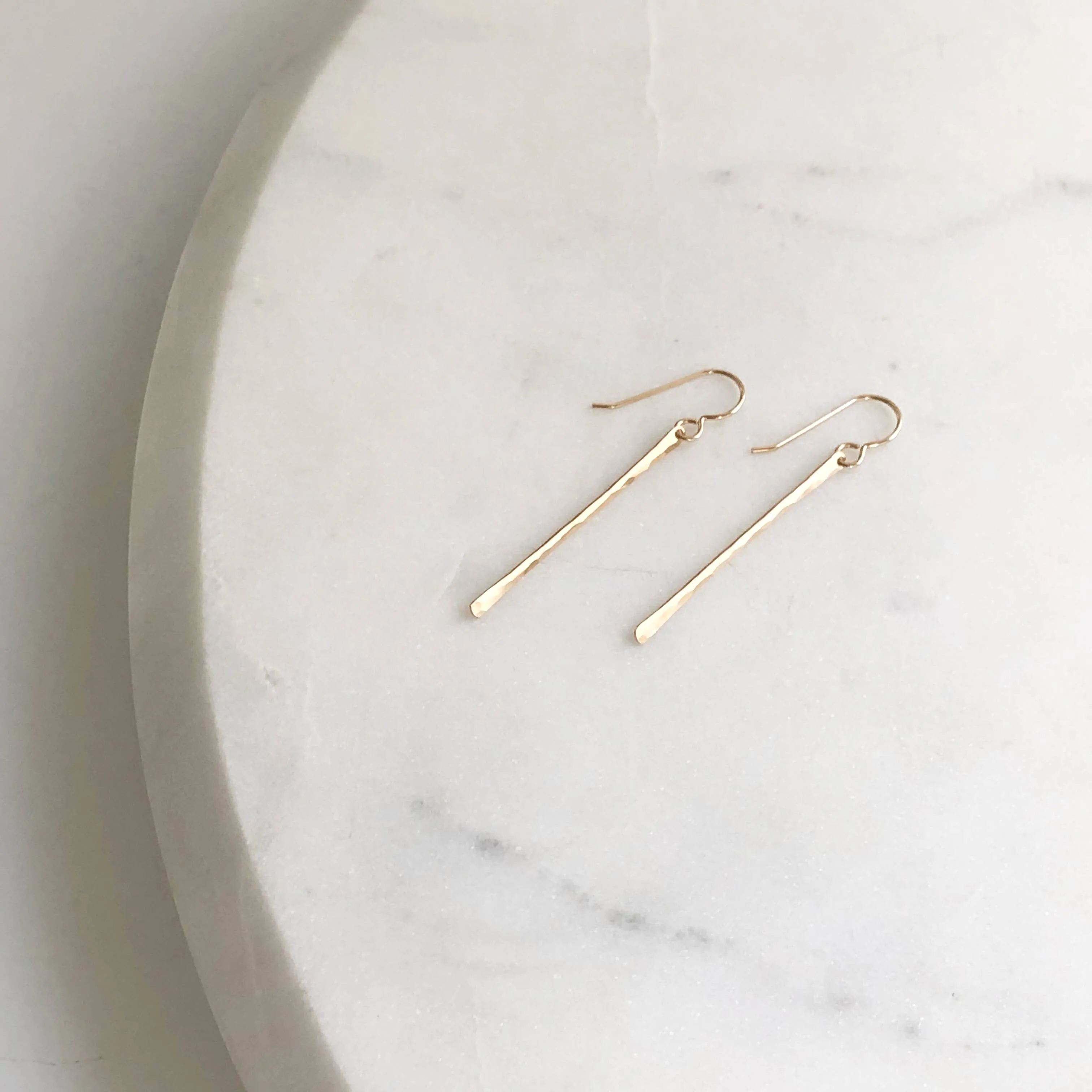 Token Mini Matchstick Earrings - 14K Gold Fill