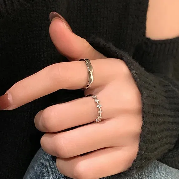 Trendy Fine Geometric Accessories Jewelry Ring