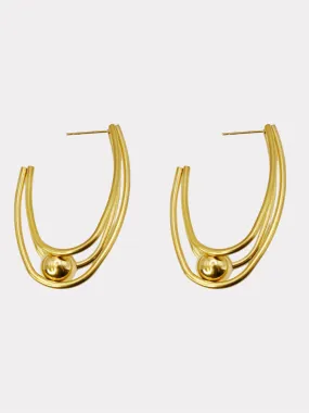 Triple Loop Earrings