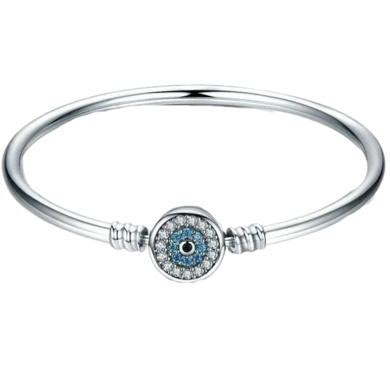 Women's Sterling Silver Evil Eye Bracelet